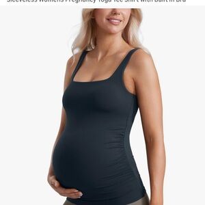Navy Blue Maternity Tank Top